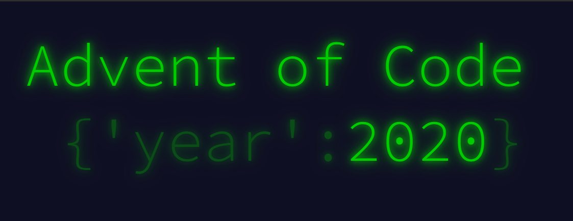 advent of code 2020